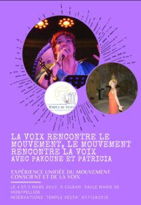 « La voix rencontre le mouvement… » – Mars 2023